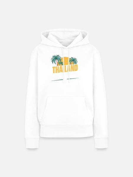 Thailand Party Crew - Frauen Premium Bio Hoodie - Weiß