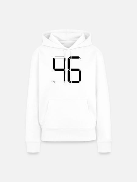 NUMMER 46 Sechsundvierzig Geschenk Digital - Frauen Premium Bio Hoodie - Weiß