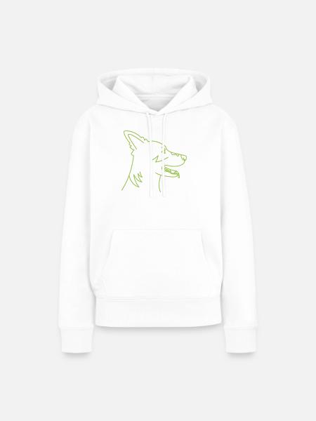 AmarokGeist - Frauen Premium Bio Hoodie - Weiß