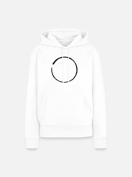 zen yoga - Frauen Premium Bio Hoodie - Weiß
