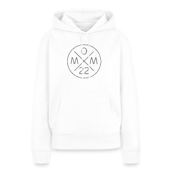 Mom Mom Mom Gift Idea 2022 22 - Women’s Premium Organic Hoodie - white - Front - Julia (174cm)