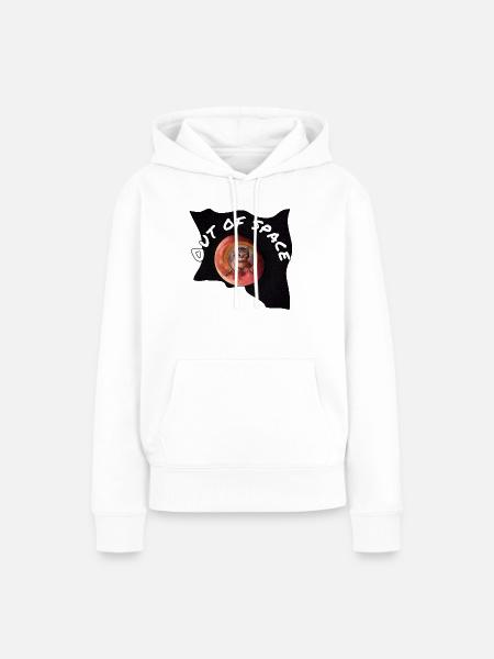 Space cat 6 - Frauen Premium Bio Hoodie - Weiß