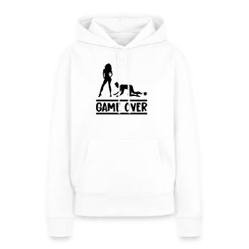 ehepaar game over - Frauen Premium Bio Hoodie - Weiß - Vorne - Julia (174cm)