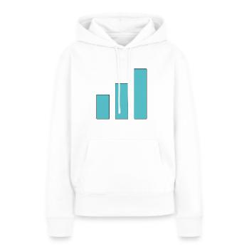 subs-en - Women’s Premium Organic Hoodie - white - Front - Julia (174cm)