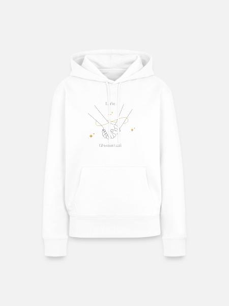 Polarität - Frauen Premium Bio Hoodie - Weiß