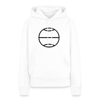 Tennisball - Frauen Premium Bio Hoodie - Weiß - Vorne - Julia (174cm)