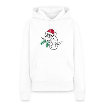 Lui Weihnachten dreifarbig - Frauen Premium Bio Hoodie - Weiß - Vorne - Julia (174cm)