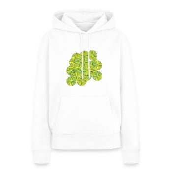 Infinity circle color gradient - Women’s Premium Organic Hoodie - white - Front - Julia (174cm)