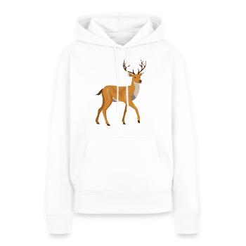 Wild - Frauen Premium Bio Hoodie - Weiß - Vorne - Julia (174cm)
