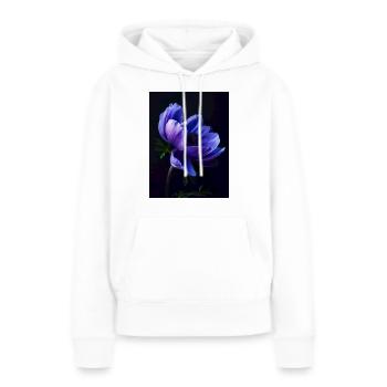 Poster Purple Beauty 3 - Frauen Premium Bio Hoodie - Weiß - Vorne - Julia (174cm)