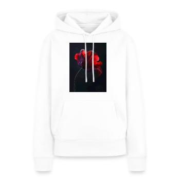 Poster Red Beauty 2 - Frauen Premium Bio Hoodie - Weiß - Vorne - Julia (174cm)