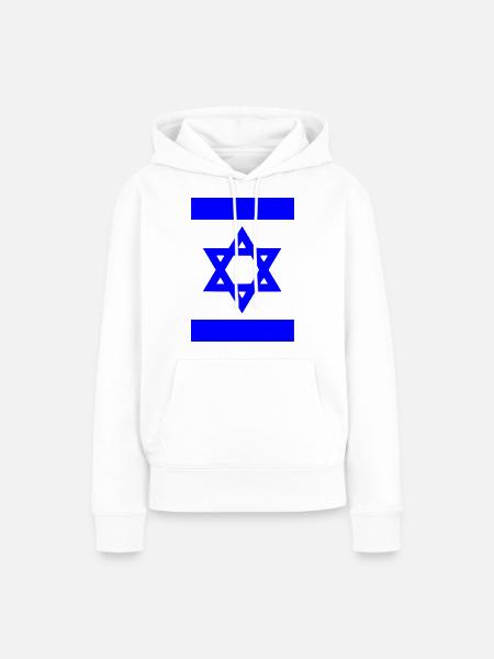 israel - Frauen Premium Bio Hoodie - Weiß