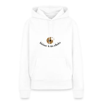 Keks mit Herz - Frauen Premium Bio Hoodie - Weiß - Vorne - Julia (174cm)