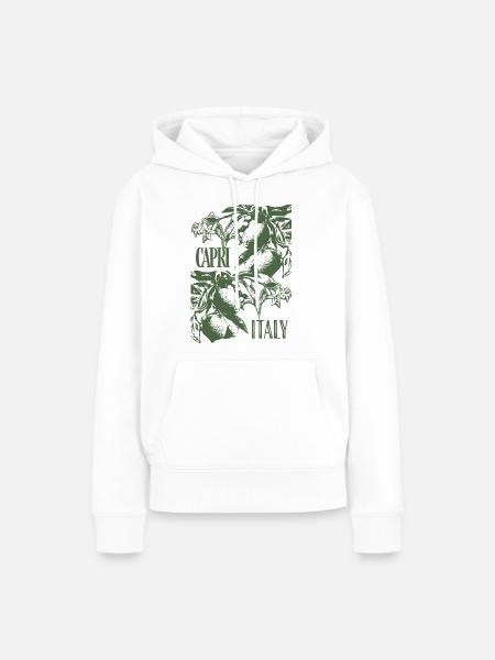 CAPRI ITALIEN - Frauen Premium Bio Hoodie - Weiß