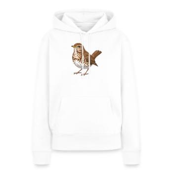 Grige - Sweat à capuche Premium bio Femme - blanc - Devant - Julia (174cm)