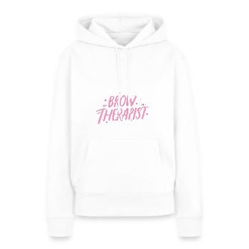 Kosmetikerin Augenbraue Stylist - Frauen Premium Bio Hoodie - Weiß - Vorne - Julia (174cm)