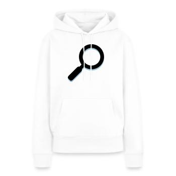 Lupe - Frauen Premium Bio Hoodie - Weiß - Vorne - Julia (174cm)