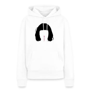 pulp fiction mia wallace nose pf04 - Frauen Premium Bio Hoodie - Weiß - Vorne - Julia (174cm)