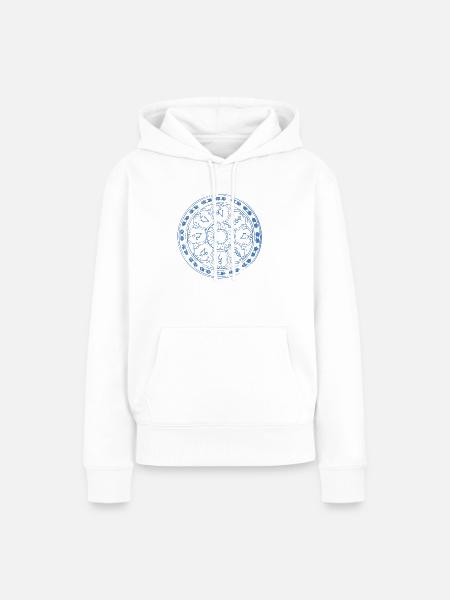 Wappen - Frauen Premium Bio Hoodie - Weiß