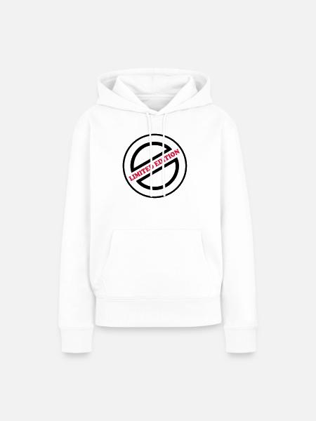 Limited Edition - Stempel - Frauen Premium Bio Hoodie - Weiß