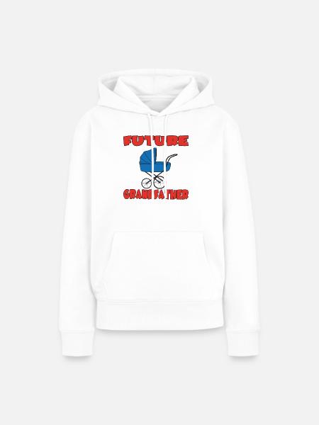 Future Grandfather - Frauen Premium Bio Hoodie - Weiß