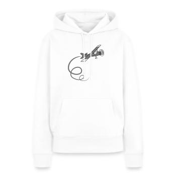 looping kunstflug kunstflieger propeller kleinflug - Frauen Premium Bio Hoodie - Weiß - Vorne - Julia (174cm)