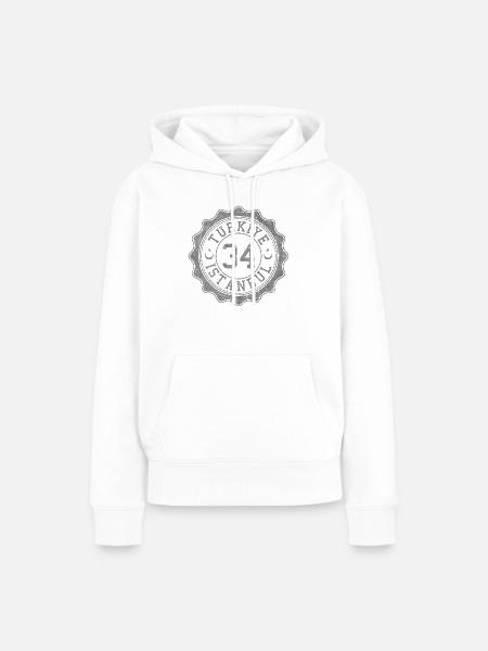 Istanbul - Frauen Premium Bio Hoodie - Weiß