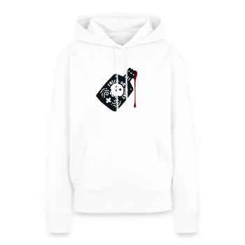 Potion magique mystère - Sweat à capuche Premium bio Femme - blanc - Devant - Julia (174cm)
