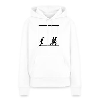 Szene Odysseus Priamo und Menelaos - Frauen Premium Bio Hoodie - Weiß - Vorne - Julia (174cm)