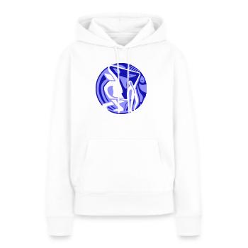 Marionetten. Kontrolle in einem Puppenspiel - Frauen Premium Bio Hoodie - Weiß - Vorne - Julia (174cm)