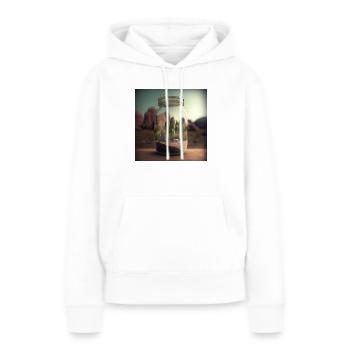 Ryan Pee Cactus - Frauen Premium Bio Hoodie - Weiß - Vorne - Julia (174cm)