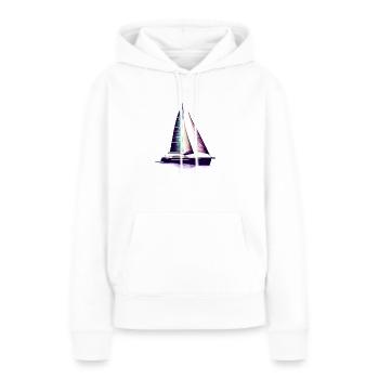 Segelschiff Segeln Segelboot Segelsport Segler - Frauen Premium Bio Hoodie - Weiß - Vorne - Julia (174cm)