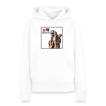 Mister Slow Hand - Frauen Premium Bio Hoodie - Weiß - Vorne - Julia (174cm)