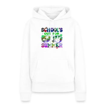 Abschlussfeier 2024 Abiturfeier - Frauen Premium Bio Hoodie - Weiß - Vorne - Julia (174cm)