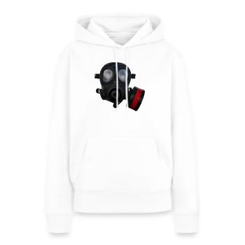 Masque à gaz S10 - Sweat à capuche Premium bio Femme - blanc - Devant - Julia (174cm)