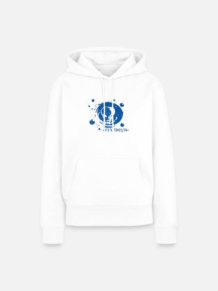 UFO-Liebhaber - Frauen Premium Bio Hoodie - Weiß