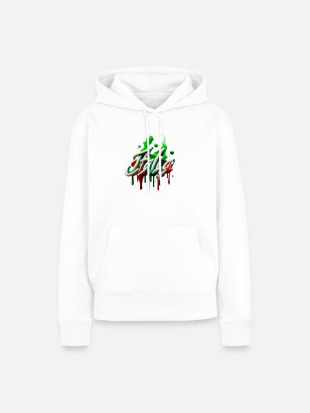 Italia-Style - Frauen Premium Bio Hoodie - Weiß
