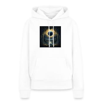 Planet landscape - Frauen Premium Bio Hoodie - Weiß - Vorne - Julia (174cm)