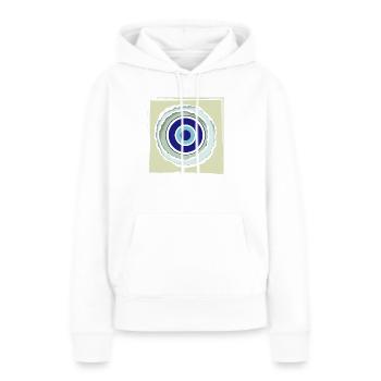Schützendes Auge Spaß Spaß Spaß Spaß - Frauen Premium Bio Hoodie - Weiß - Vorne - Julia (174cm)