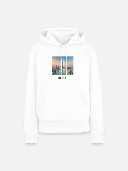 Dubai - Frauen Premium Bio Hoodie - Weiß