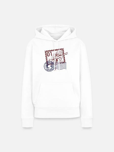 Adana - Frauen Premium Bio Hoodie - Weiß