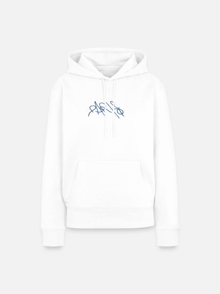 Paris Street Art Souvenir - Frauen Premium Bio Hoodie - Weiß