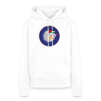 Agence spatiale jordanienne - Sweat à capuche Premium bio Femme - blanc - Devant - Julia (174cm)