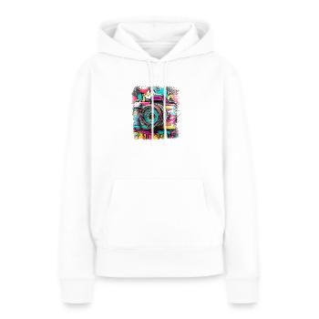 Spiegelreflex Kamera Fotograf - Frauen Premium Bio Hoodie - Weiß - Vorne - Julia (174cm)