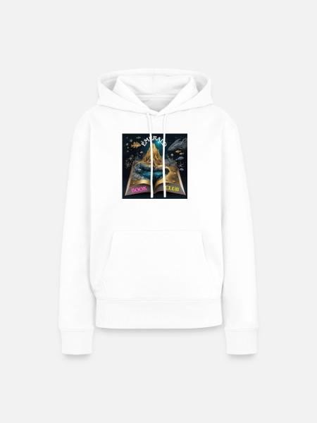Goldene Soar Mountain Edition - Frauen Premium Bio Hoodie - Weiß