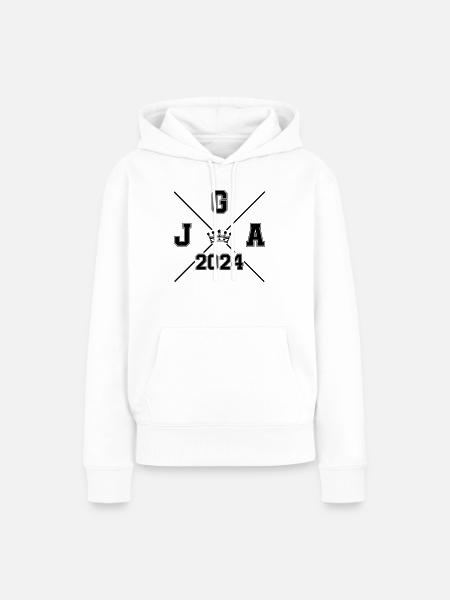 jga 2024 junggesellenabschied - Frauen Premium Bio Hoodie - Weiß