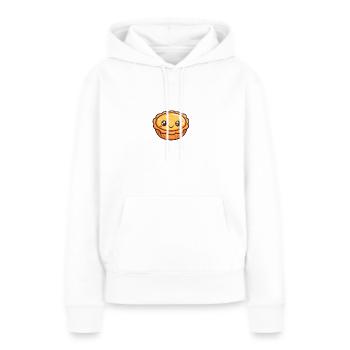 Fröhliche Torte - Frauen Premium Bio Hoodie - Weiß - Vorne - Julia (174cm)