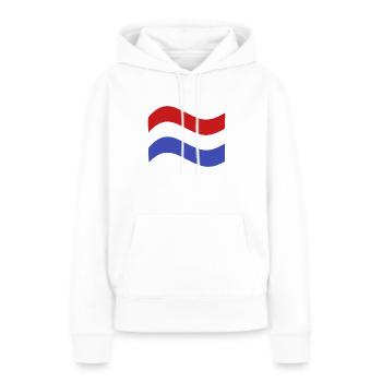 Drapeau néerlandais - Sweat à capuche Premium bio Femme - blanc - Devant - Julia (174cm)