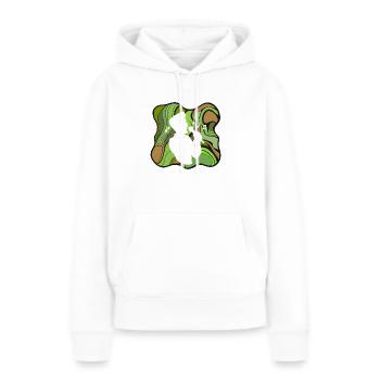 Karaoke Gesang Chor - Frauen Premium Bio Hoodie - Weiß - Vorne - Julia (174cm)