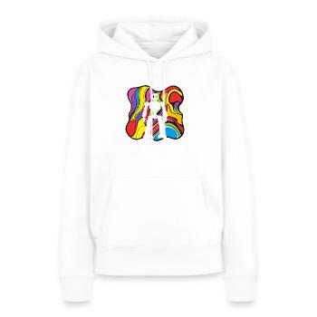 Roboter Technologie Informatik - Frauen Premium Bio Hoodie - Weiß - Vorne - Julia (174cm)